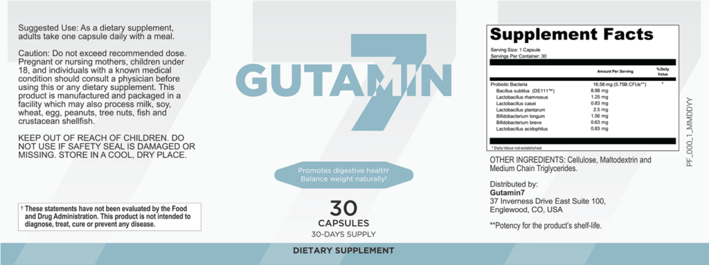 Gutamin 7 Ingredients