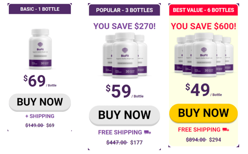 biofit pricing