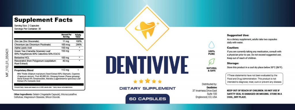 dentivive ingredients