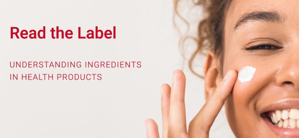 The importance of reading labels and understanding ingredients in health products.