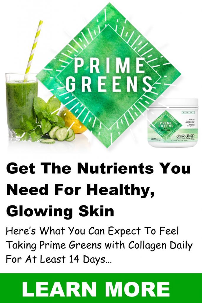 Prime Greens with Collagen - Greens Supplement Pills