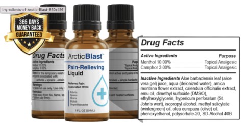 ArcticBlast Ingredients