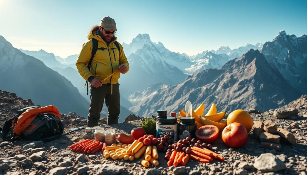 weight management for alpinists